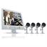 SVAT All-In-One Web Ready 4 Channel Compact H.264 DVR Security System with 15" LCD Screen and 4 Indoor/Outdoor Night Vision Surveillance Cameras